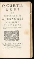 De Rebus Gestis Alexandri Magni Historia