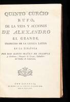 De la Vida y Acciones de Alexandro el Grande