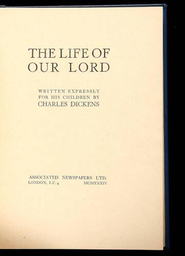 The Life of Our Lord