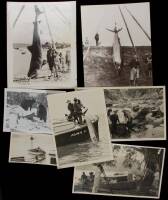 Collection of 14 Zane Grey fishing and outdoor photographs