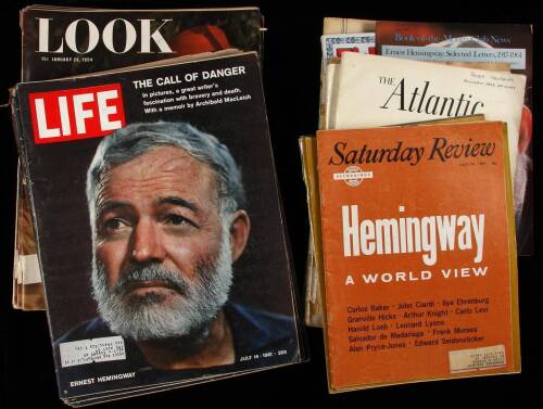 Large group of Hemingway appearances in magazines, etc.