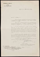 Typed Letter Signed - 1943 Birth of Lebanon