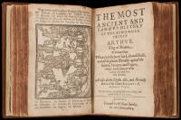 The Most Ancient and Famous History of the Renowned Prince Arthur King of Britaine, vvherein is declared his life and death, with all his glorious battailes against the Saxons, Saracens and pagans, which (for the honour of his country) he most worthily at