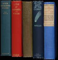 Lot of 5 titles by H.G. Wells