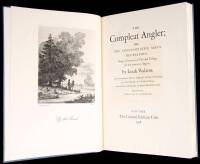 The Compleat Angler; or, The Contemplative Man's Recreation: Being a Discourse of Fish and Fishing for the Perusal of Anglers...with Instructions, How to Angle for a Trout or Grayling in a Clear Stream...