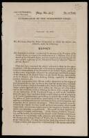 Exploration of the Northwest Coast...Report... as respects the establishment of a Military Post at the mouth of the Columbia River, and the expediency of providing for the more perfect exploring of the Northwest Coast of America...
