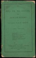 A Plea For the Indians; with Facts and Features of the Late War in Oregon