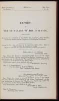 Report to the Secretary of the Interior, Communicating...the Report of J. Ross Browne, on the late Indian war in Oregon and Washington Territory