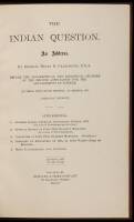 The Indian Question. An Address...Before the Geographical and Biological Sections of the British Association for the Advancement of Science, at Their Forty-Fifth Meeting, At Bristol, 1875.