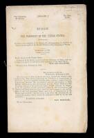 Message of the President or the United States, Communicating... the correspondence in relation to the possessory rights of the British Hudson's Bay Company in Oregon