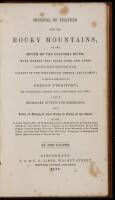 Journal of Travels Over the Rocky Mountains, to the Mouth of the Columbia River; made during the Years 1845 and 1846: Containing Minute Descriptions of the Valleys of the Willamette, Umpqua, and Clamet; a General Description of the Oregon Territory; Its I
