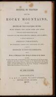 Journal of Travels Over the Rocky Mountains, to the Mouth of the Columbia River; made during the Years 1845 and 1846: Containing Minute Descriptions of the Valleys of the Willamette, Umpqua, and Clamet; a General Description of the Oregon Territory; Its I