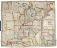The Traveller's and Tourist's Guide through the United States of America, Canada, etc. Containing the Routes of Travel by Railroad, Steamboat, Stage and Canal... Accompanied by an entirely new and authentic Map of the United States, including California, 