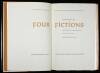 Four Fictions. A Concise Presentation of Literature, Book Arts and Crafts of England, France, United States, and Italy. Joseph Conrad: The Lagoon. Gustave Flaubert: The Legend of Saint Julian. Henry James: The Jolly Corner. Luigi Pirandello: The Annuity