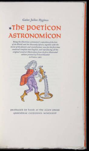 The Poeticon Astronomicon