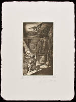 A Folio of 21 Original Etchings Based on Ivan Turgenev's Torrents of Spring