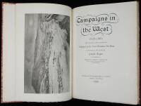 Campaigns in the West 1856-1861: The Journal and Letters of Colonel John Van Deusen Du Bois.