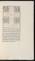 El Triunfo de la Cruz: A description of the building by Father Juan Ugarte of the first ship made in California.