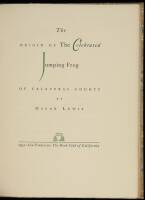 The Origin of the Celebrated Jumping Frog of Calaveras County