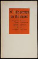 The Sermon on the Mount: King James' Version, The Gospel According to St. Matthew. Restatement as given from the Heavens for Life Guidance to Pallas Parma