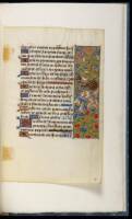 A Leaf from a Fifteenth Century Flemish Book of Hours