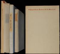 Lot of 5 volumes on California printed by the Grabhorn Press
