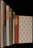 Lot of 6 volumes on Gold Rush era California printed by the Grabhorn Press