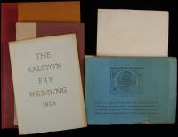 Lot of 5 volumes on San Francisco printed by the Grabhorn Press