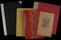 Lot of 5 volumes printed by the Grabhorn Press