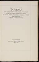 [Divine Comedy, i.e.] The Comedy of Dante Alighieri of Florence Commonly Called the Divine Comedy. A Line-for-Line Translation in the Rime-Form of the Original by Melville Best Anderson