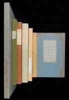 Lot of 6 books printed by Saul and Lillian Marks at the Plantin Press