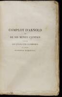 Complot d'Arnold et de Sir Henry Clinton, Contre les États-Unis d'Amérique et Contre le Général Washington. Septembre 1780