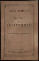 California: Its Characteristics and Prospects