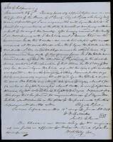 1850 autograph document concerning death of a Gold Rush 49er