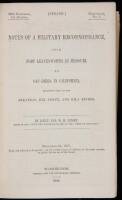 Notes of a Military Reconnoissance, from Fort Leavenworth, in Missouri, to San Diego, in California, Including Part of the Arkansas, Del Norte, and Gila Rivers