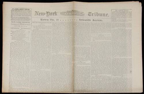 “The Hayden Expedition” in New York Tribune, Extra No. 14, Scientific Series