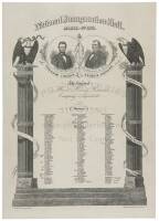 Invitation to the National Inauguration Ball March 4th, 1865