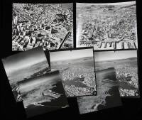Lot of 7 gelatin silver aerial photographs of the San Francisco Bay Area