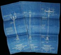 Three Blueprints of Light Fixtures for San Francisco Streets