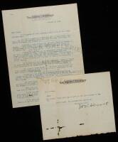 Typed Letter Signed, regarding the sale of the Fort Worth Record to Amon G. Carter