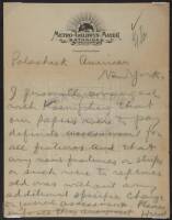 Archive of letters, telegrams, etc. to and from W.R. Hearst and family