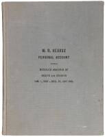 W.R. Hearst, Personal Account: Detailed Analysis of Debits and Credits, Jan. 1, 1907 - Dec. 31, 1917 Inc.