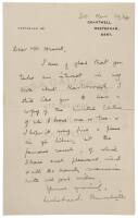 Autograph Letter signed, From Winston Churchill to William Randolph Hearst