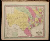 A New Universal Atlas Containing Maps of the various Empires, Kingdoms, States and Republics of the World with a special Map of each of the United States, plans of Cities &c...
