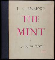 The Mint: A Day-Book of the R.A.F. Depot Between August and December 1922 With Later Notes By 352087 A/C. Ross