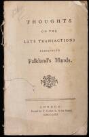 Thoughts on the late transactions respecting Falkland&rsquo;s Islands
