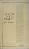 A Stop in the Desert - signed broadside