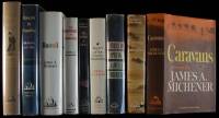 Lot of 9 first editions by James Michener