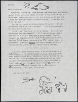 Archive of 16 letters signed by Bukowski to the editor of the Bukowski Primer book, Loss Peque&ntilde;o Glazier; plus a copy of the book, All&rsquo;s Normal Here