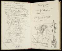Original 1963 diary/journal by Gregory Corso, titled "Notes for 'Dream' study"